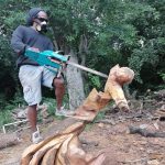 mauritian, artisan, wood, sculptor, upcycling