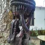 mauritian sculpture, Woodcarving, sculptor Jacques Henri Dick, Polish, Creative Mauritius, Art
